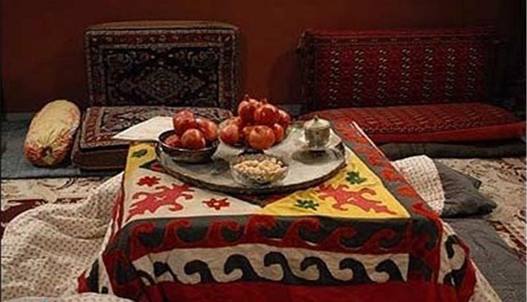 چیدمان خانه در شب یلدا