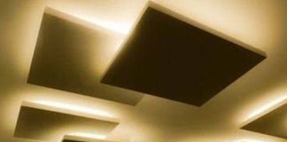 نورمخفی-سقف-اتاق-خواب