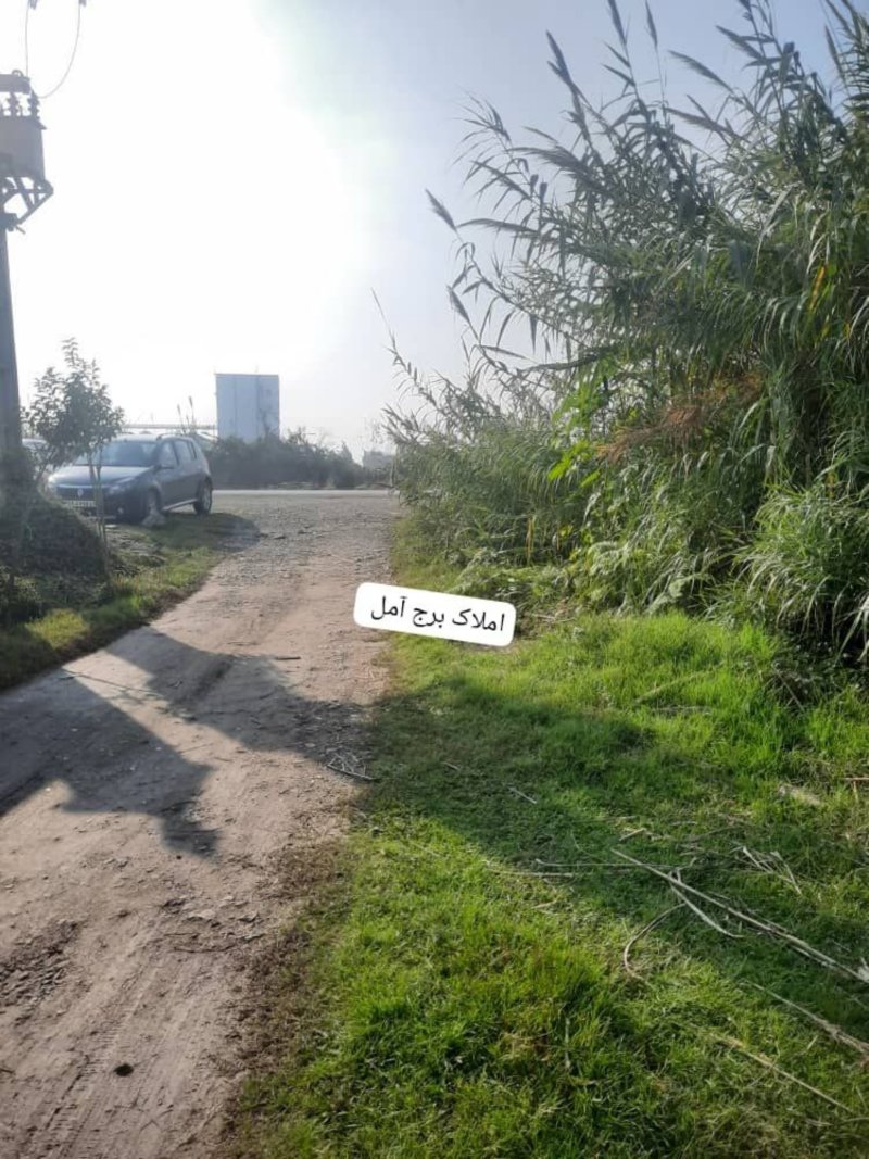 زمین 110 متری در جاده بابل آمل14192233291