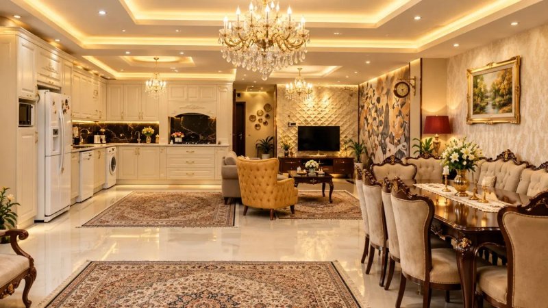 آپارتمان 152 متری سه خوابه در باغستان کرج15853252774